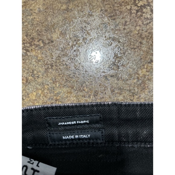 R13 Jeans Women's 28x30 Kate Skinny Reza Black Japan‎ Fabric Distressed - Picture 6 of 10